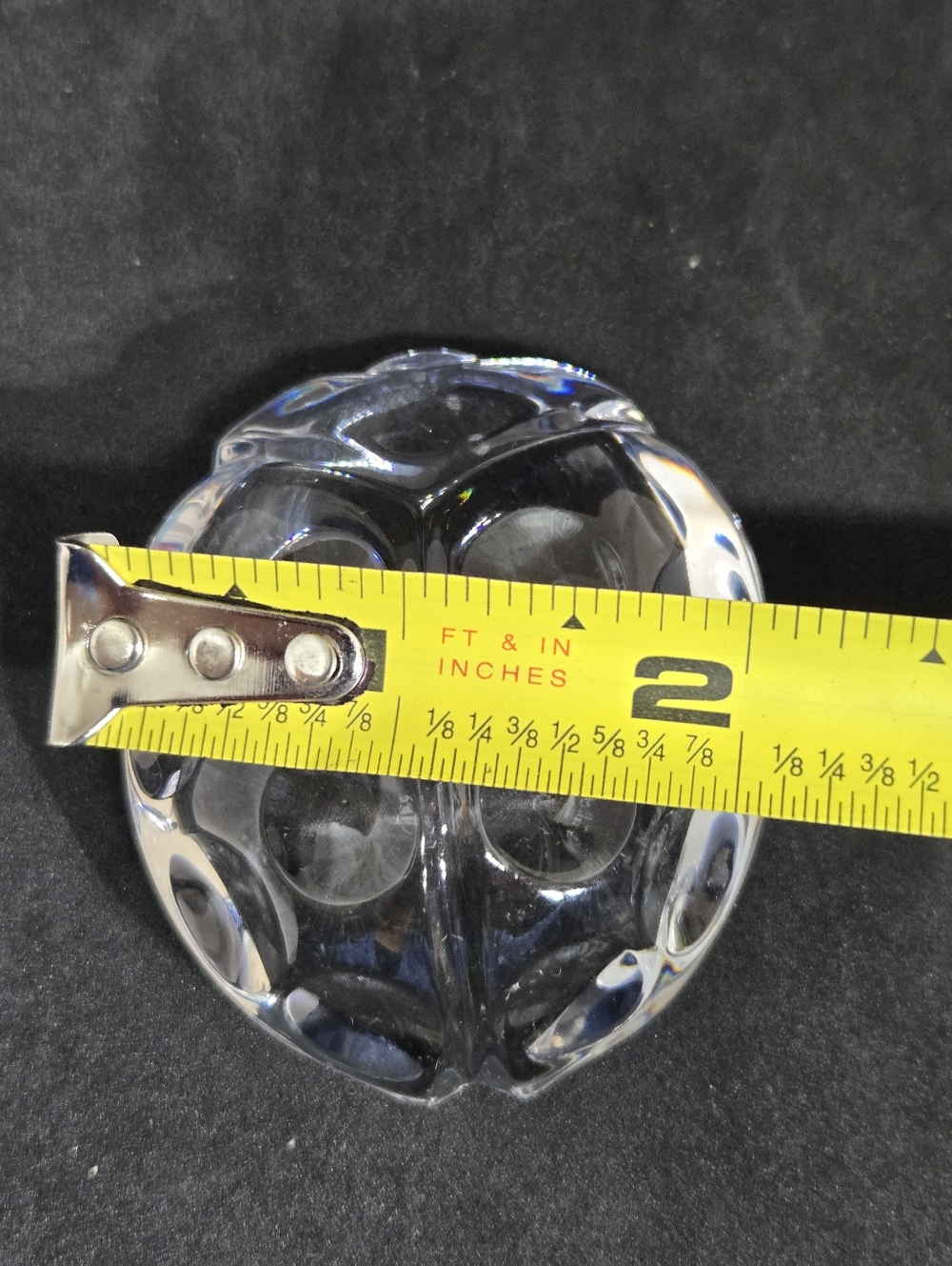 Val St. Lambert de Sousa Crystal Ladybug Paperweight - Picture 11 of 11